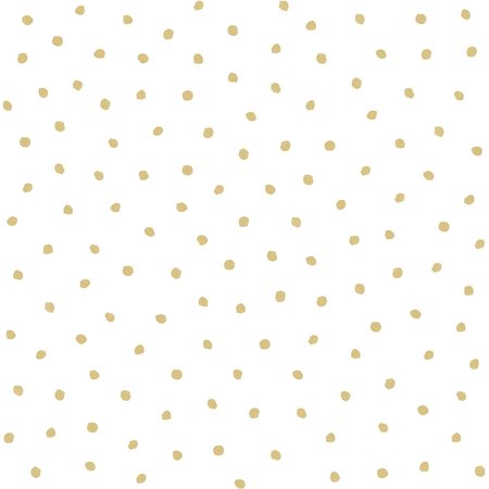 MANHATTAN COMFORT Irving Pixie Gold Dots 33 ft L X 209 in W Wallpaper BR4060-138937